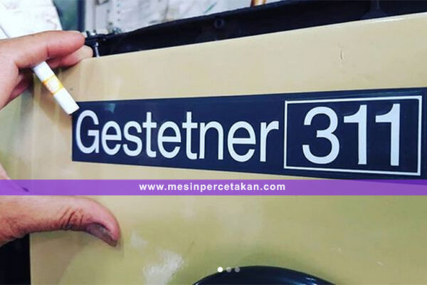 Gestetner 311 CD: Mesin Cetak Undangan Gestetner 311 Offset