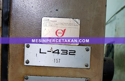 KOMORI 432 Mesin Cetak 4 Warna KOMORI Lithrone 432