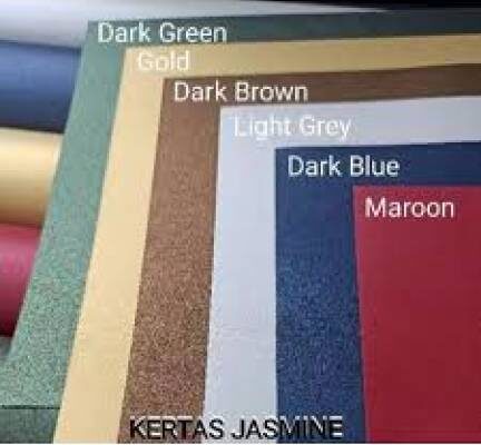 Jenis Kertas Undangan Pernikahan Eksklusif Kertas undangan jasmine