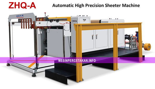 Mesin Potong Kertas ROLL TO SHEET Otomatis Zhq-a automatic roll to sheet